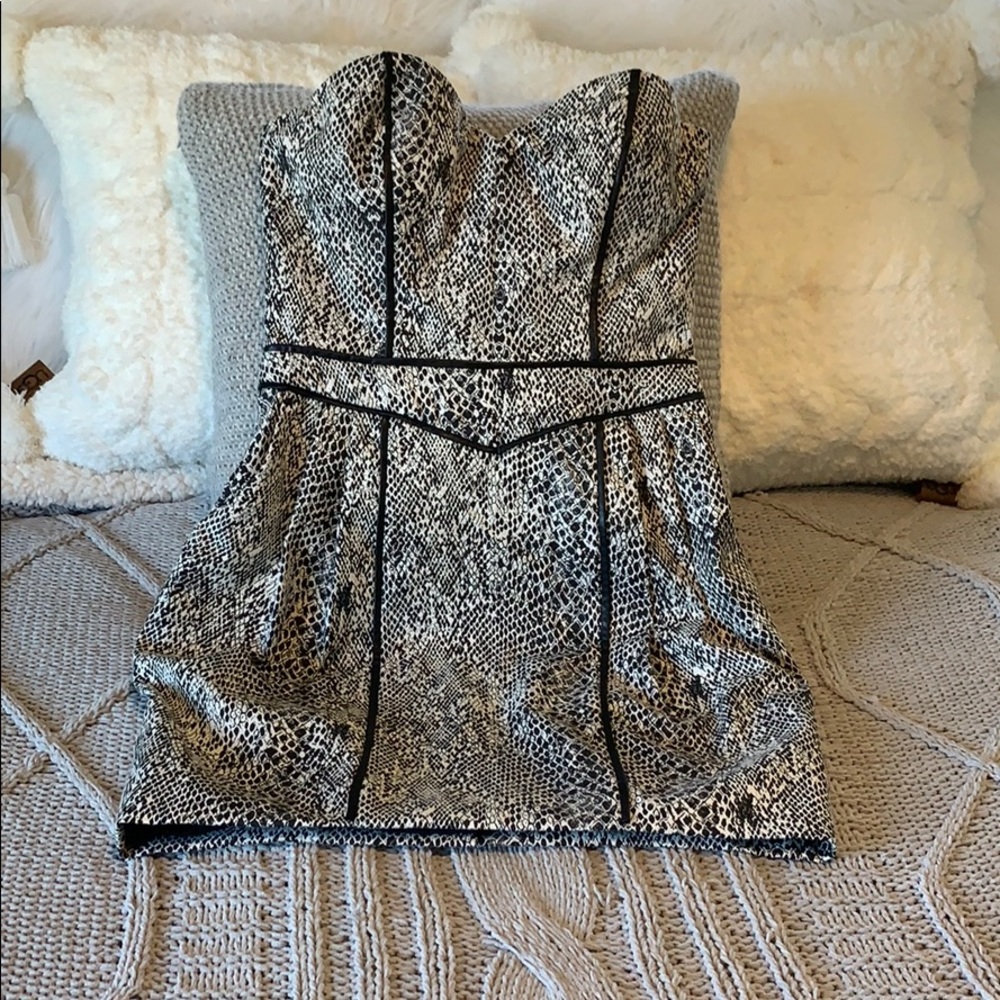 Snakeskin dress